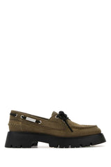 Women's Boat Loafer Beige Upper Cow Split