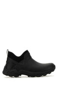 Men's Black Rubber Slip Ons Sneaker