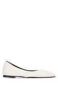 Women's Les Ballerines Ovalo Flat Black Lamb Leather