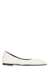 Women's Les Ballerines Ovalo Flat Black Lamb Leather