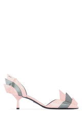 Women's Decollete Heel Pink Satin