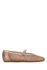 Women's Swarosky Ballet Flat Bronze Fabric