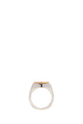 Women's Silver Metal Camino Ring Platinumgoldhowlitesynthetic Rings