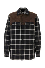 Men's Shirt Black Cotton