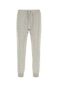 Men's Cotton Blend Joggers Gray Polyester
