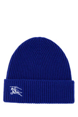 Women's Cuffia Cashmere Ribbed Beanie Blue