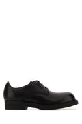 Men's Leather Lace-Up Oxford Black Bovina