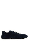Women's Dark Blue Suede Montecarlo Sneakers Bleu