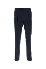 Men's Pienza Trousers Navy Wool Elastane