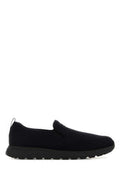 Men's Jersey Slip-On Sneaker Black Fabric