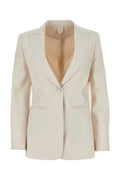 Women's Avoriaz Blazer Beige Virgin Wool Ovis Blazers
