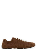 Women's Brown Suede And Re-Nylon Montecarlo Re-Edition 2005 Sneakers Palissandro