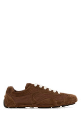 Women's Brown Suede And Re-Nylon Montecarlo Re-Edition 2005 Sneakers Palissandro