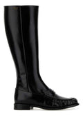 Women's Boot Black Leather