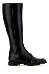 Women's Boot Black Leather
