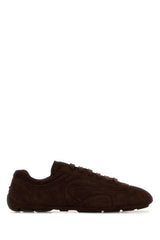 Men's Brown Suede Montecarlo Re-Edition 2005 Sneakers Moro