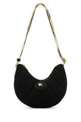 Women's Horseshoe Crossbody Bag Black Nylon