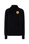 Women's Jumper Black Wool Vergine
