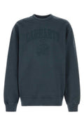 Men's Pond Sweatshirt Blue Cotton Sweater