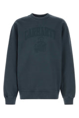 Men's Pond Sweatshirt Blue Cotton Sweater