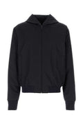 Men's Blouson Jacket Blue Cotton
