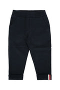 Boys' Bottoms Joggers Black Base Elastane