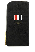 Women's Grained Leather Wallet Black