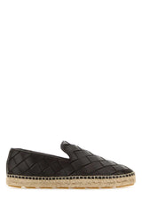 Women's Dark Brown Leather Jack Espadrillas Fondant Espadrilles