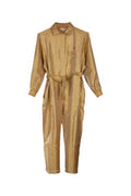 Boys' Jumpsuit Beige Linen Pant Suits