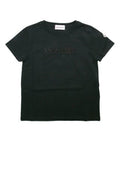 Boys' Ss T-Shirt Black Base Fabric: Cotton T-shirts And Polos