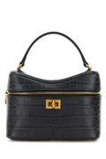 Women's Rodeo Vanity Shoulder Bag Black Calf