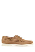 Women's Shoe Boat Beige Suede Flats