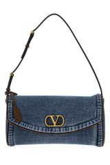 Women's Denim Shoulder Bag Blue