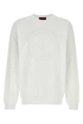 Men's Cotton Crewneck Sweatshirt White Sweater