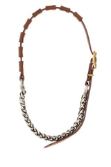 Women's Brown Leather Necklace Tabaccoarg.vebron Necklaces