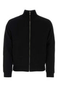 Men's Virgin Wool And Cashmere Blend Cardigan Black