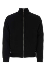 Men's Virgin Wool And Cashmere Blend Cardigan Black
