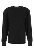 Men's Long T-Shirt Black Cotton