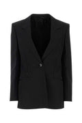 Women's Blazer Black Wool Mohair Blazers