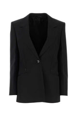 Women's Blazer Black Wool Mohair Blazers