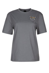 Women's Strepitoso T-Shirt Gray Cotton Jersey