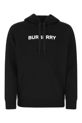 Men's Logo-Print Cotton Sweatshirt Black Sweater