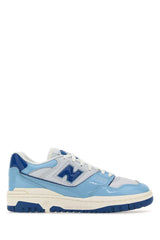 Women's Multicolor Leather 550 Sneakers Chromeblue