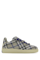 Men's Embroidered Fabric Box Sneakers Lichenipcheck