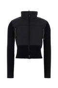 Women's Hybrid Cotton-Polyester Jacket Black Exterior