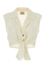 Women's Sanabog Shirt Beige Linen