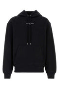 Men's Kitsuné Hoodie Black Organic Cotton Sweater