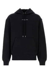Men's Kitsuné Hoodie Black Organic Cotton Sweater