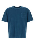Men's T-Shirt Blue Cotton