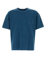 Men's T-Shirt Blue Cotton